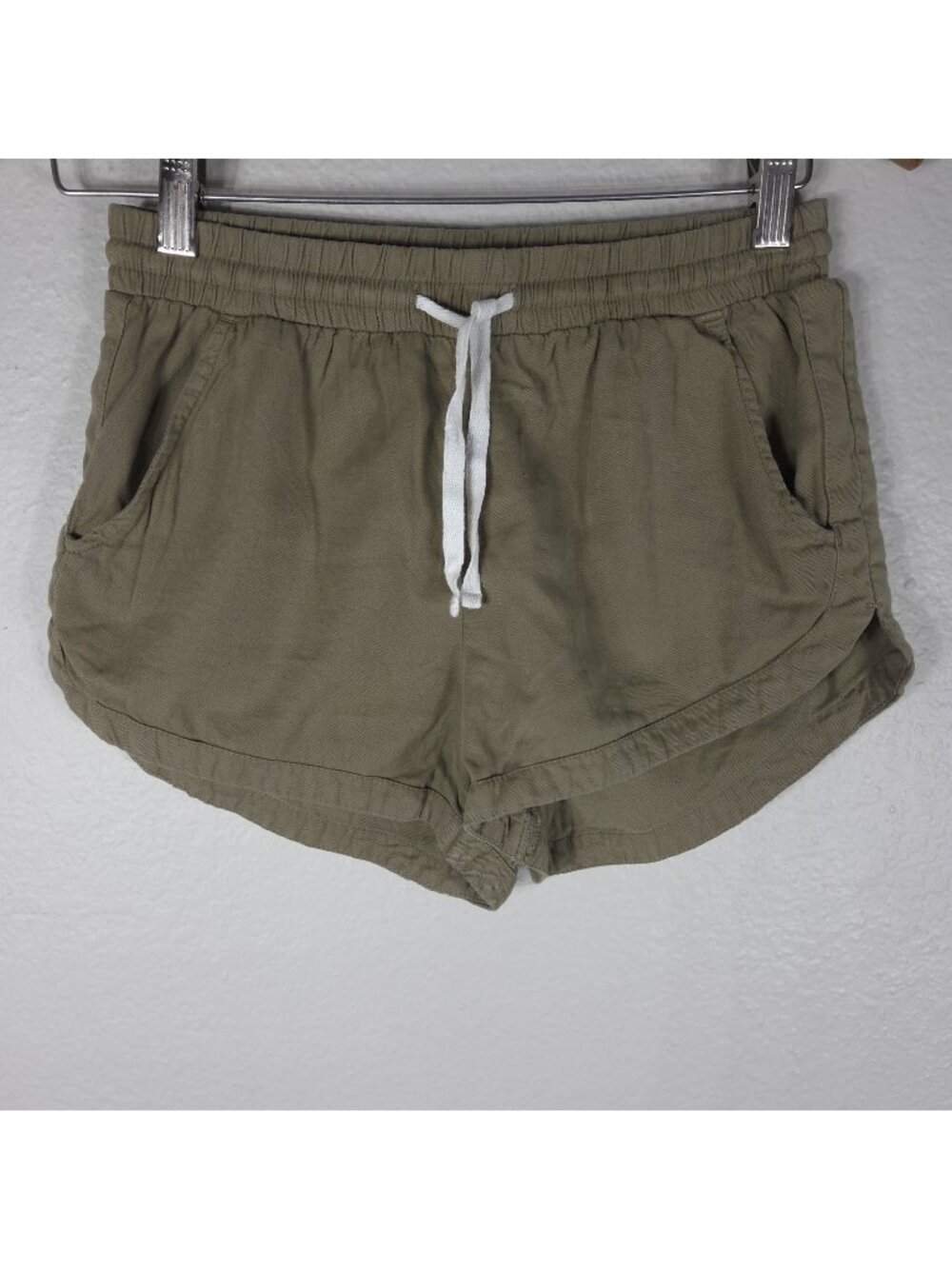 Billabong Road Trippin Shorts Olive Green Size S Drawstring Beach Pockets